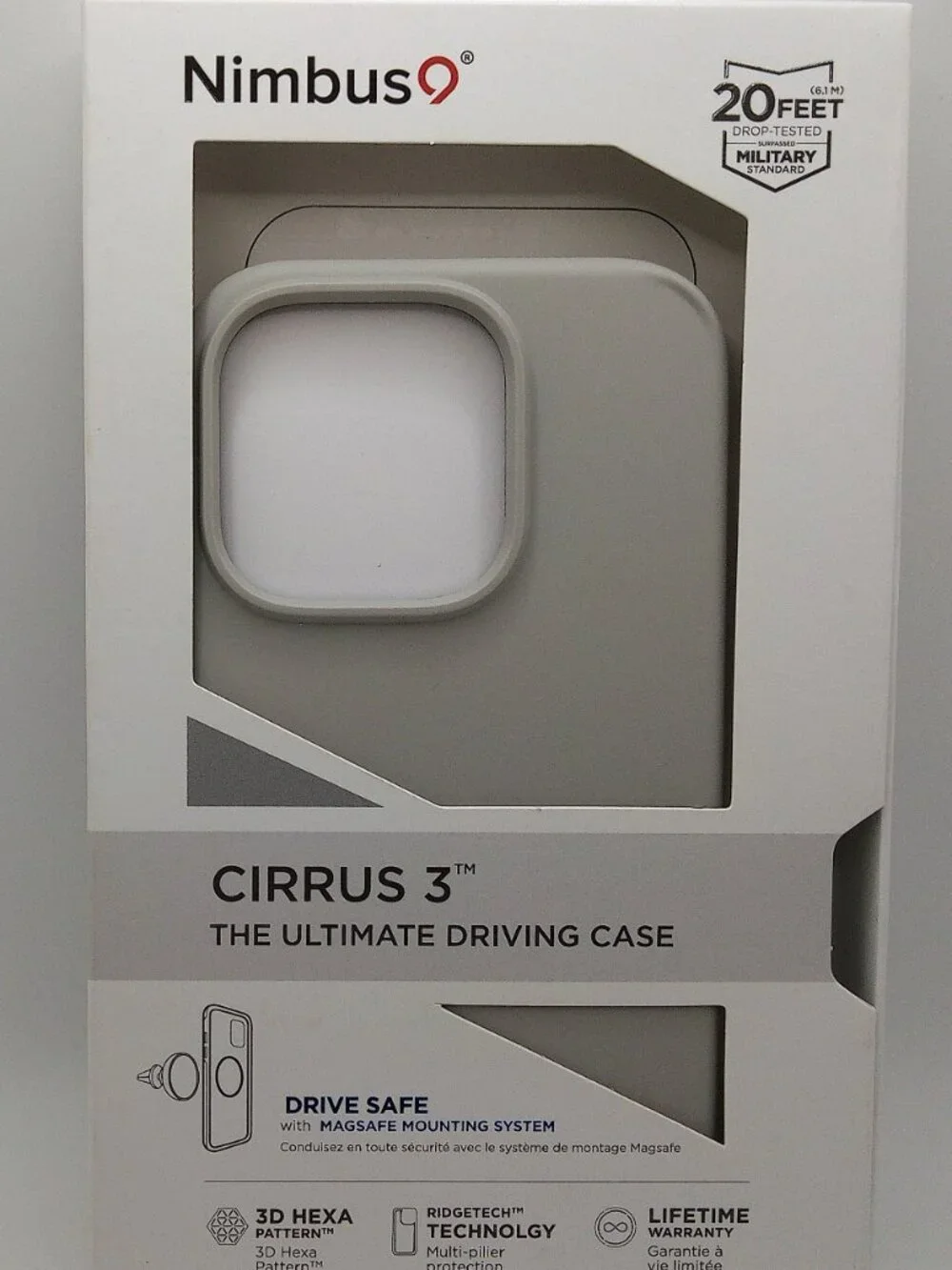 Nimbus9 Cirrus 3 – iPhone 16 Pro – MagSafe – Gray – NEW